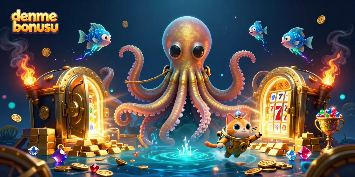 Win with deneme bonusu and enjoy themed elements in a vibrant casino illustration.