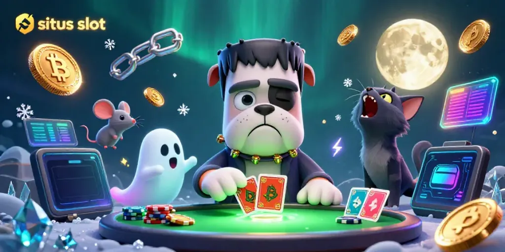 Memenangkan permainan situs slot di WIH69 dengan gambar karakter unik dan elemen interaktif.