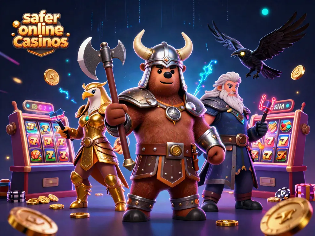 Engage with safer online casinos through thrilling 3D Viking and Valkyrie casino adventure.