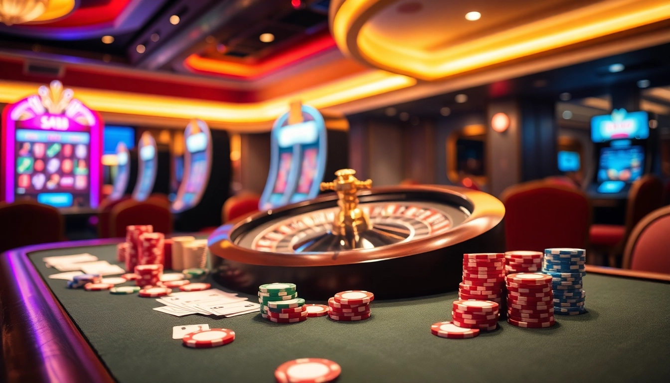 Experience thrilling gameplay at sa88 with vibrant casino games and inviting atmosphere.