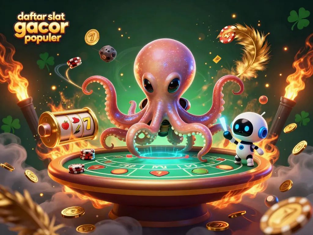 Bermain di daftar slot gacor populer dengan alien bercartoon dan robot kecil, menghadirkan sensasi kasino yang seru.