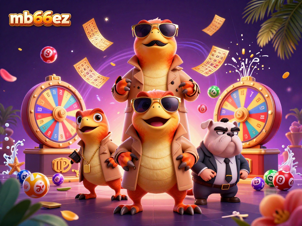 Experience thrilling entertainment at mb66ez with vibrant lottery balls and lively casino elements.