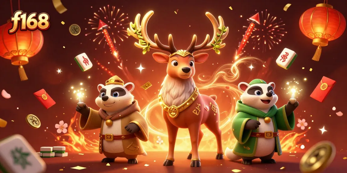 Engage in thrilling gaming at f168 with rich casino visuals and festive elements