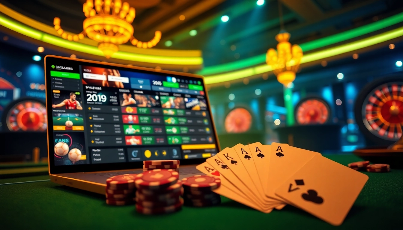 Engaging online betting scene featuring the platform https://keonhacai.deal/, casino elements, and vibrant graphics.