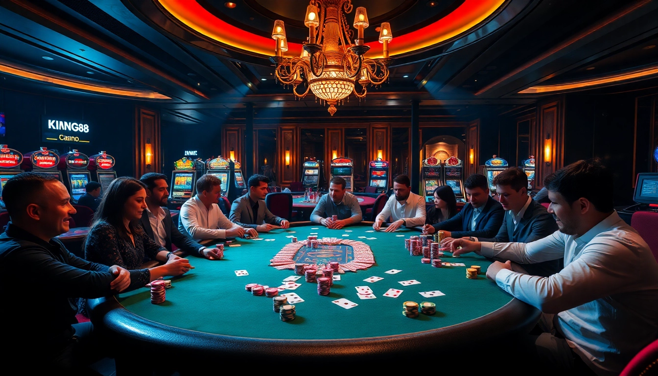 Experience the excitement of poker and casino games at https://king88b.us.com/ with vibrant visuals and luxury.