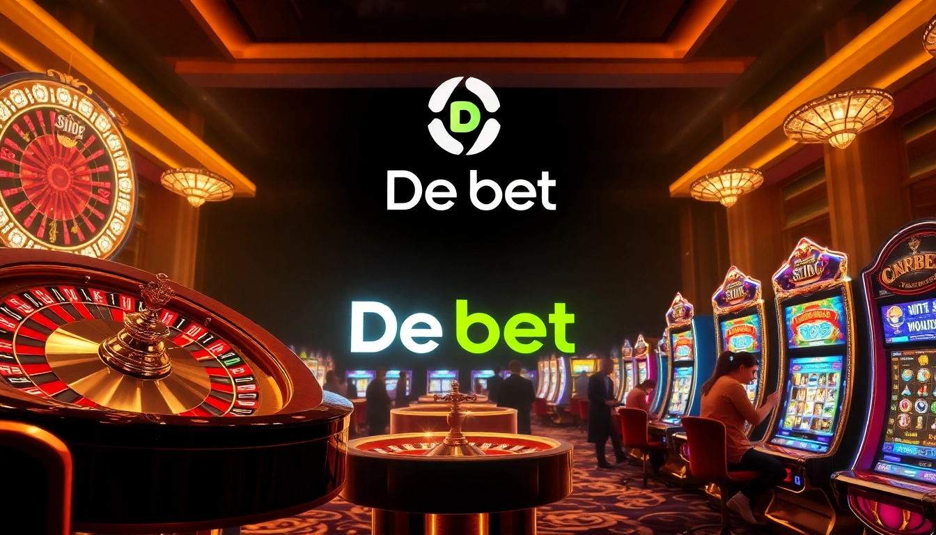 Experience thrilling gambling at De bet with exciting games and vibrant casino elements.
