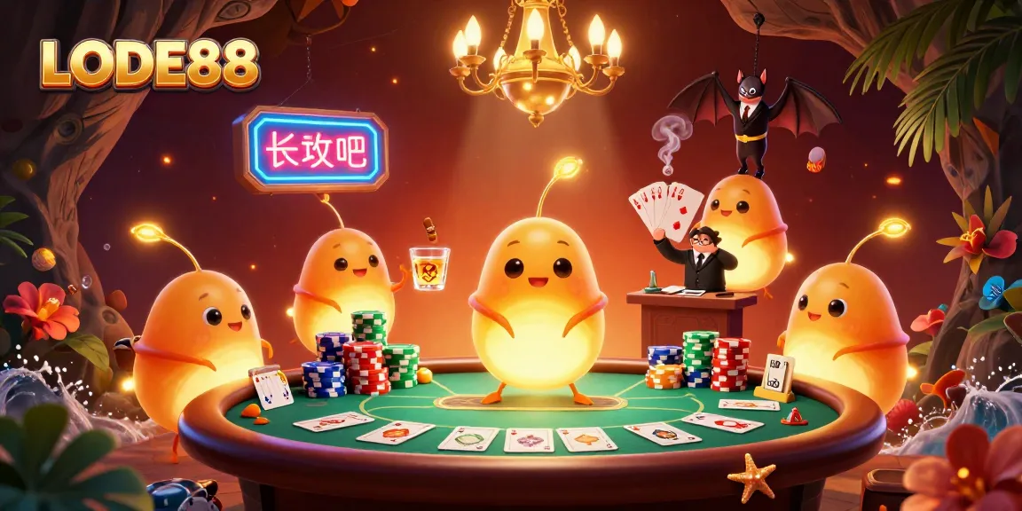 Experience thrilling gameplay at LODE88 with vibrant characters and engaging casino elements.