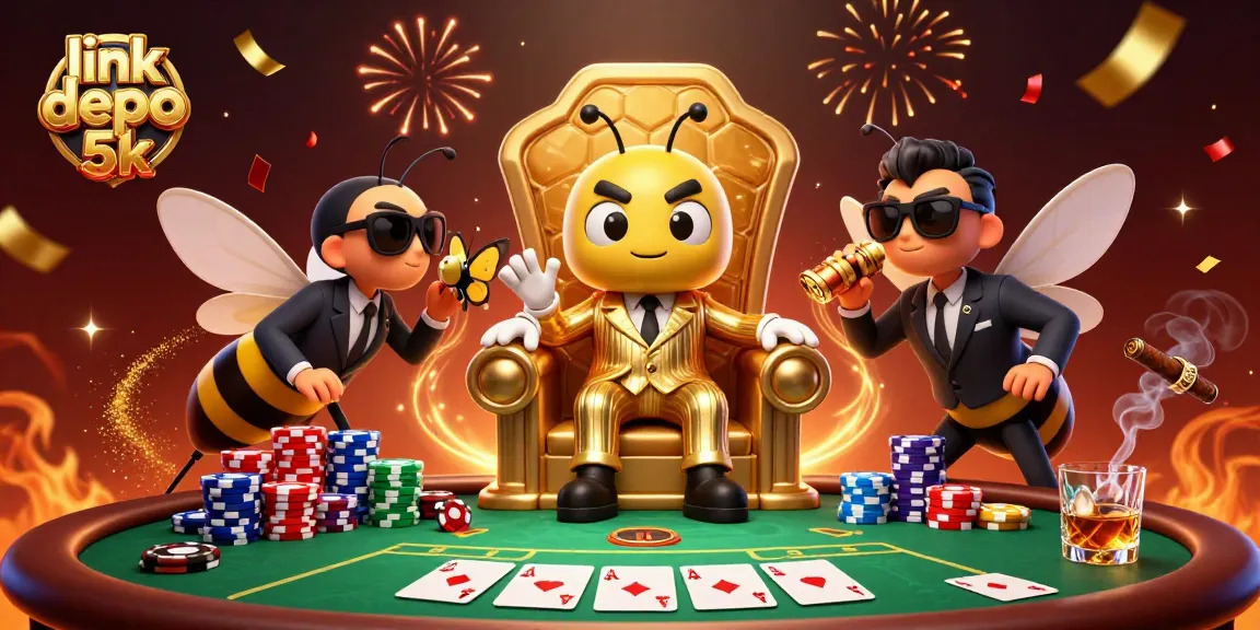 Exciting gameplay at a casino featuring link depo 5k, vibrant scenes with dynamic poker settings and illustrated characters.
